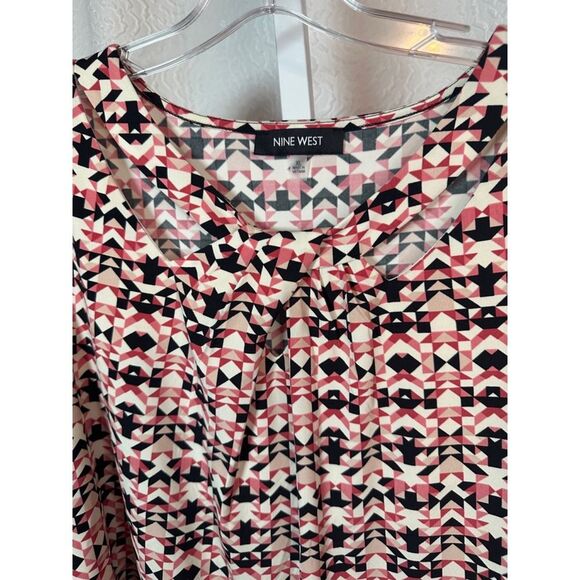 Nineswest Geometrical Sleeveless Blouse XL‎ - Picture 4 of 6